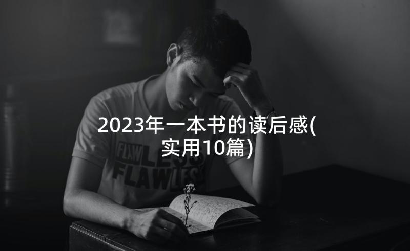 2023年一本书的读后感(实用10篇)