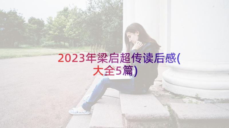 2023年梁启超传读后感(大全5篇)