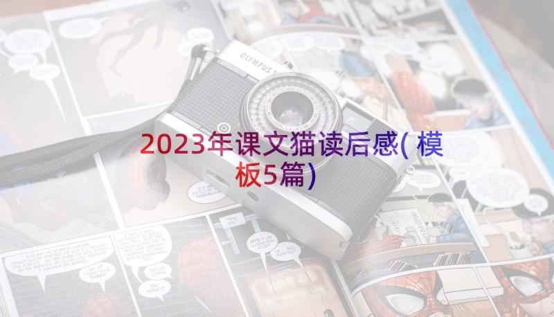 2023年课文猫读后感(模板5篇)