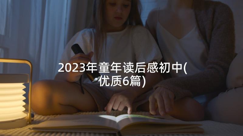 2023年童年读后感初中(优质6篇)