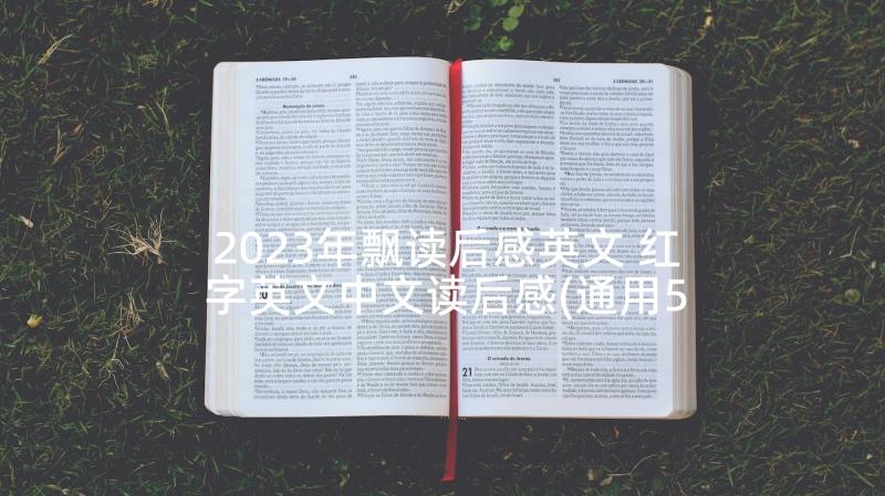 2023年飘读后感英文 红字英文中文读后感(通用5篇)