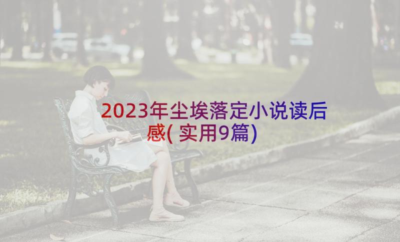 2023年尘埃落定小说读后感(实用9篇)