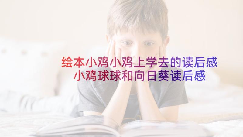 绘本小鸡小鸡上学去的读后感 小鸡球球和向日葵读后感(精选5篇)