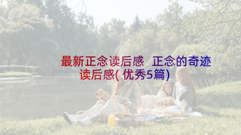 最新正念读后感 正念的奇迹读后感(优秀5篇)