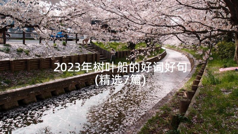 2023年树叶船的好词好句(精选7篇)