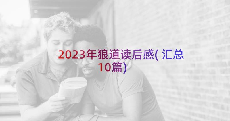 2023年狼道读后感(汇总10篇)