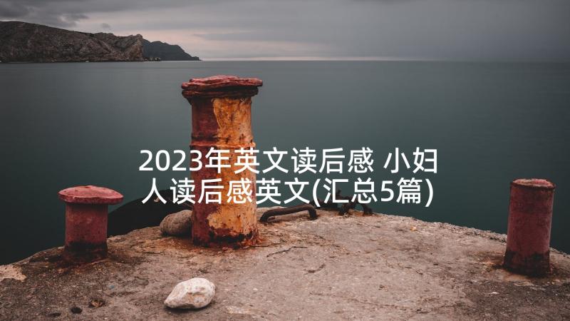 2023年英文读后感 小妇人读后感英文(汇总5篇)