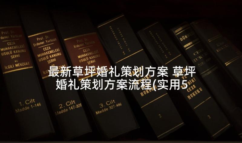 最新草坪婚礼策划方案 草坪婚礼策划方案流程(实用5篇)