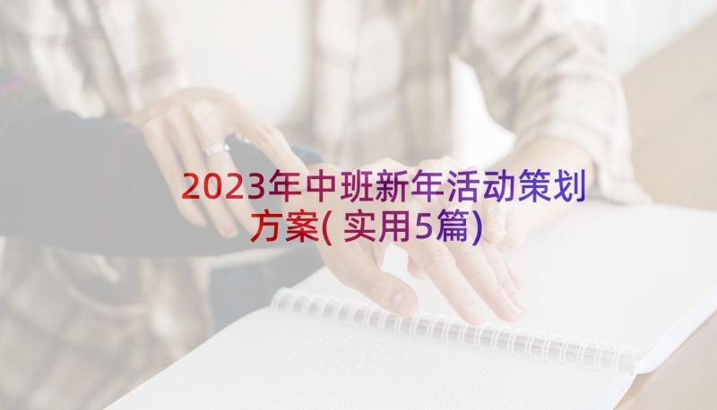 2023年中班新年活动策划方案(实用5篇)