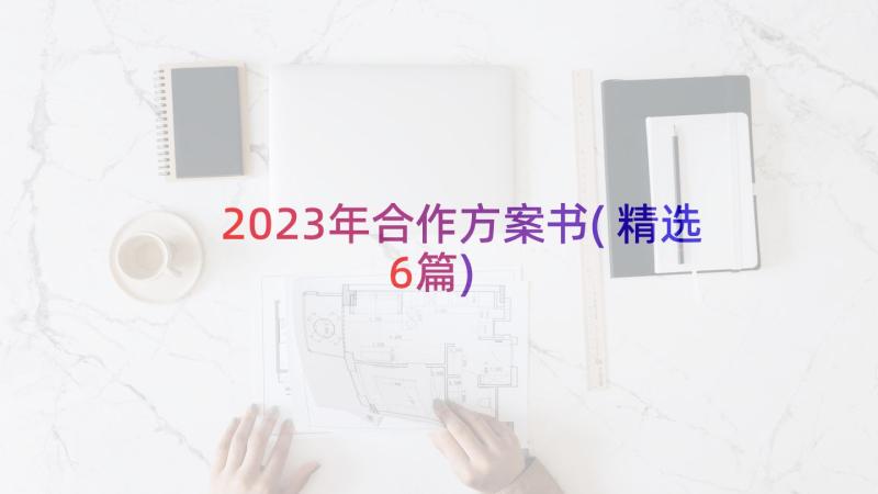 2023年合作方案书(精选6篇)