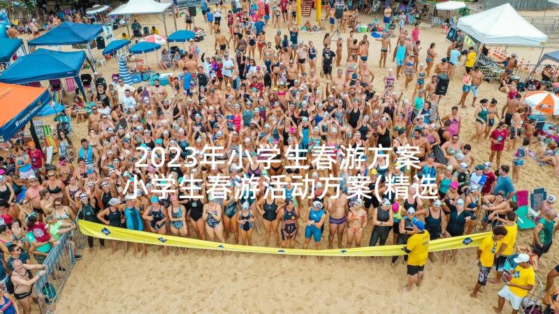 2023年小学生春游方案 小学生春游活动方案(精选9篇)