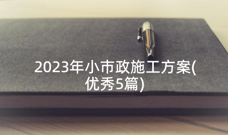 2023年小市政施工方案(优秀5篇)