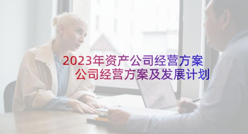 2023年资产公司经营方案 公司经营方案及发展计划(优质5篇)