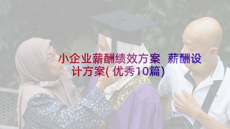 小企业薪酬绩效方案 薪酬设计方案(优秀10篇)