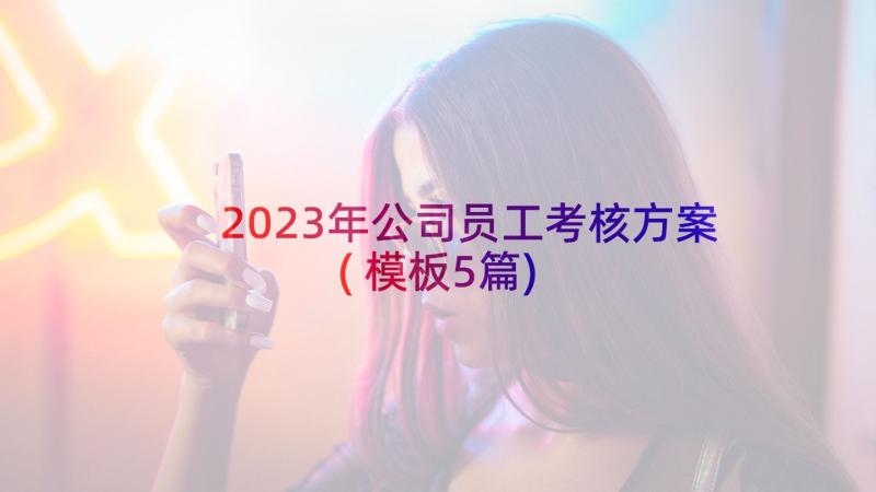 2023年公司员工考核方案(模板5篇)