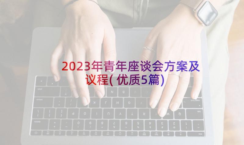 2023年青年座谈会方案及议程(优质5篇)