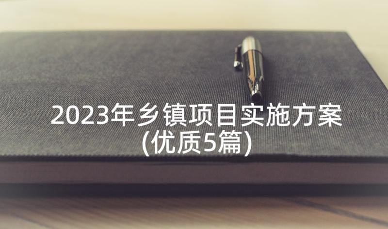 2023年乡镇项目实施方案(优质5篇)