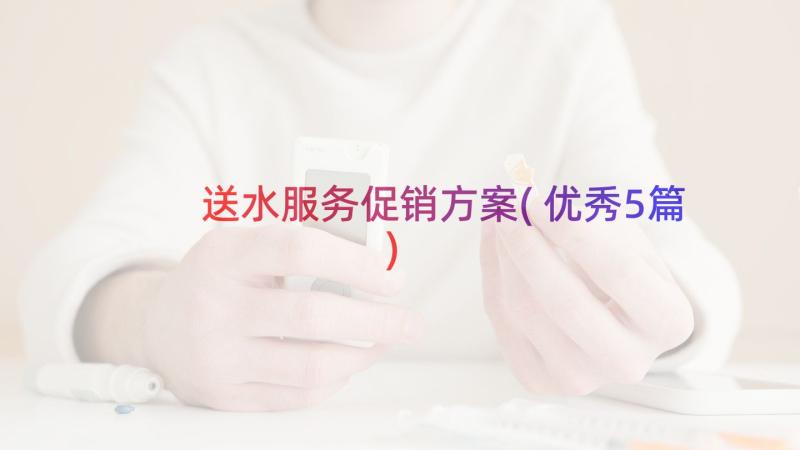 送水服务促销方案(优秀5篇)