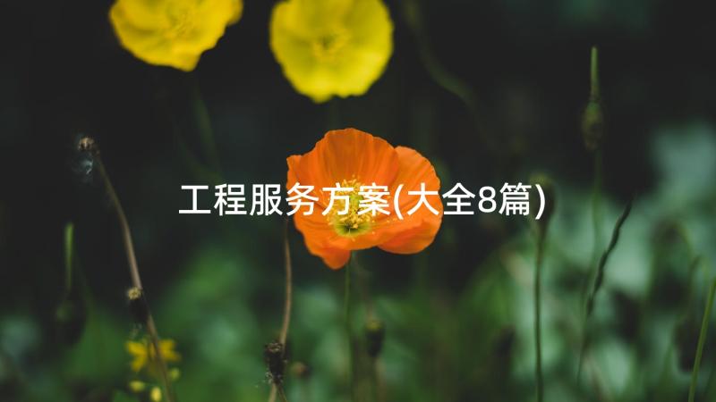 工程服务方案(大全8篇)