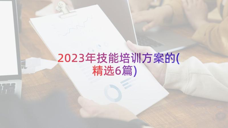 2023年技能培训方案的(精选6篇)