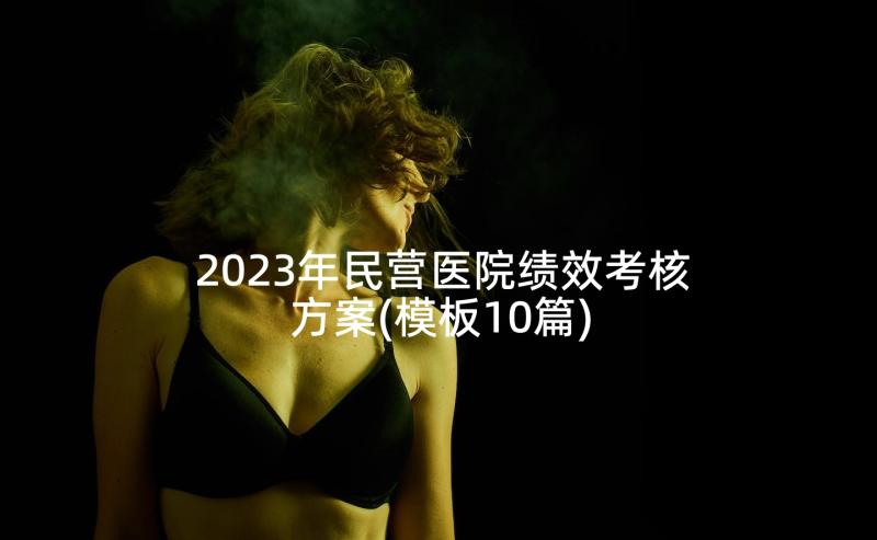 2023年民营医院绩效考核方案(模板10篇)