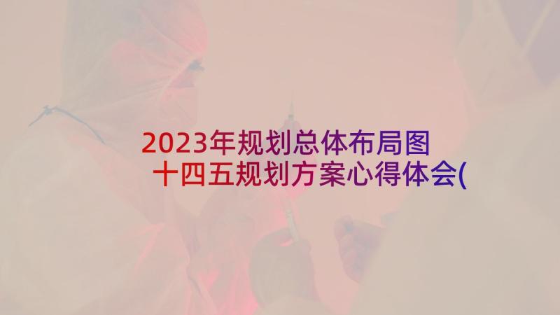 2023年规划总体布局图 十四五规划方案心得体会(模板6篇)