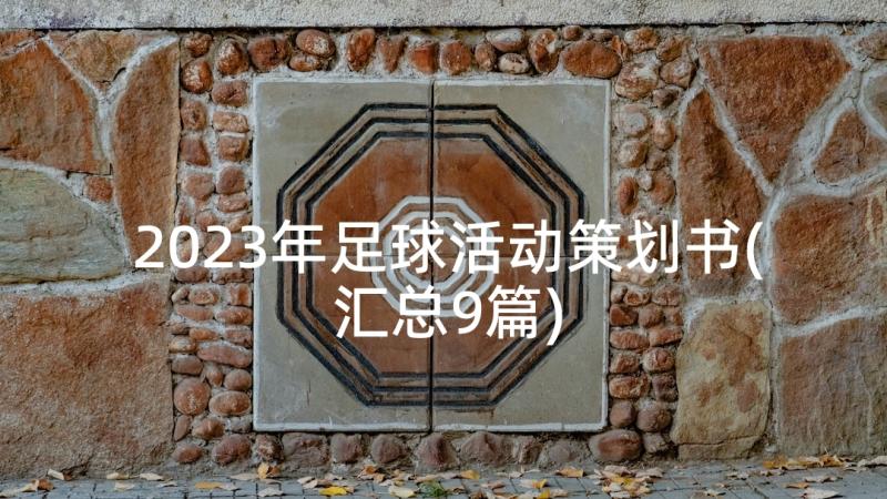 2023年足球活动策划书(汇总9篇)