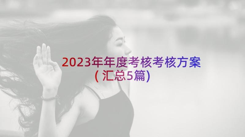 2023年年度考核考核方案(汇总5篇)