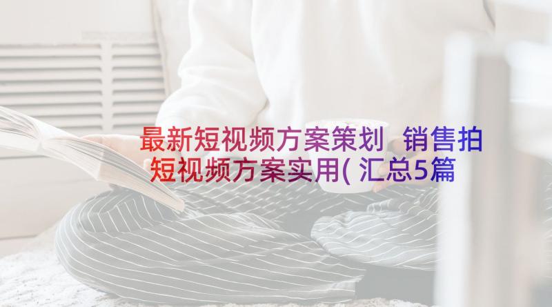 最新短视频方案策划 销售拍短视频方案实用(汇总5篇)