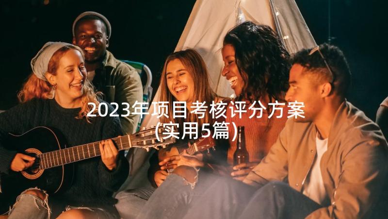 2023年项目考核评分方案(实用5篇)