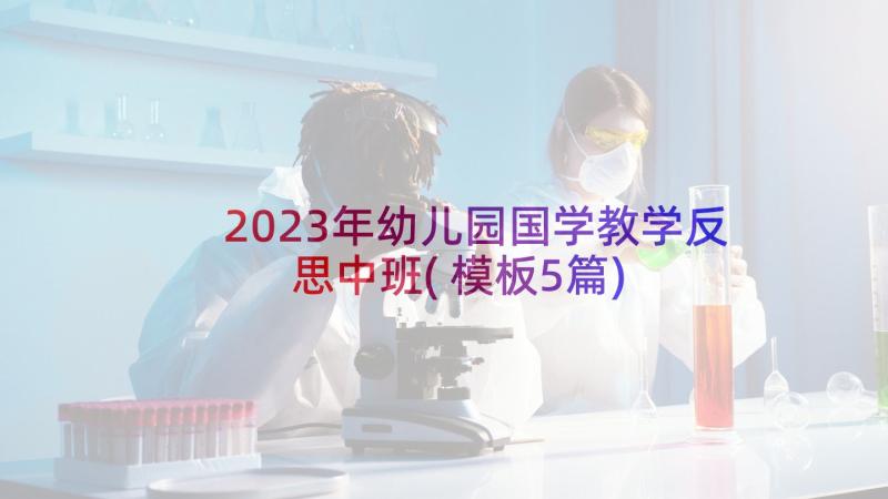 2023年幼儿园国学教学反思中班(模板5篇)