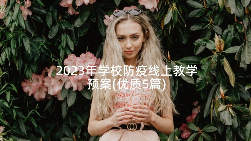 2023年学校防疫线上教学预案(优质5篇)