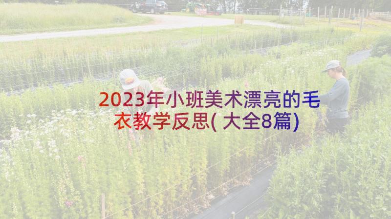 2023年小班美术漂亮的毛衣教学反思(大全8篇)