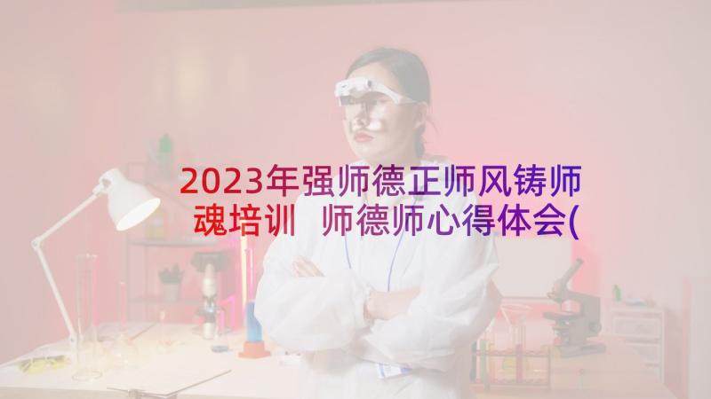 2023年强师德正师风铸师魂培训 师德师心得体会(实用8篇)