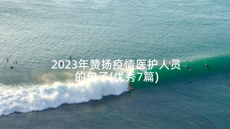 2023年赞扬疫情医护人员的句子(优秀7篇)