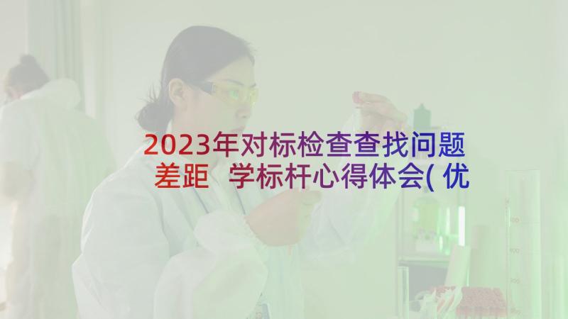 2023年对标检查查找问题差距 学标杆心得体会(优质10篇)