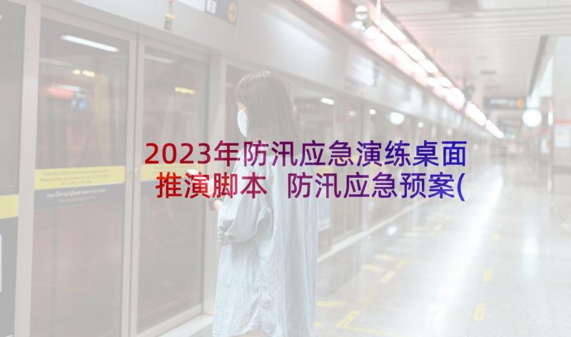 2023年防汛应急演练桌面推演脚本 防汛应急预案(优秀9篇)