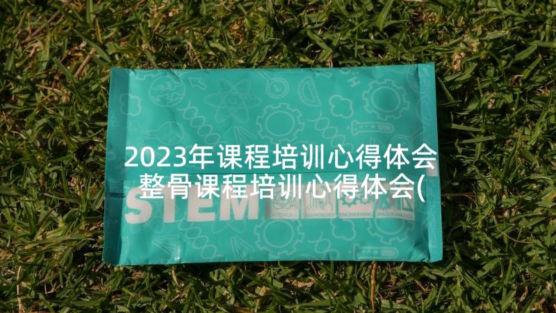 2023年课程培训心得体会 整骨课程培训心得体会(精选8篇)