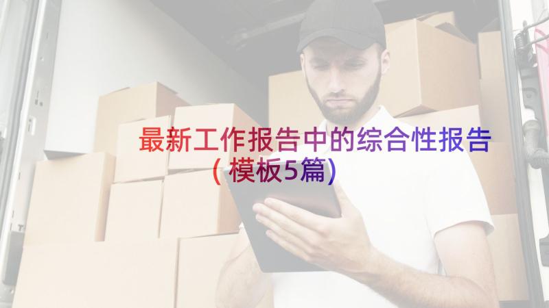 最新工作报告中的综合性报告(模板5篇)