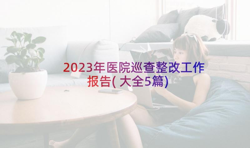 2023年医院巡查整改工作报告(大全5篇)