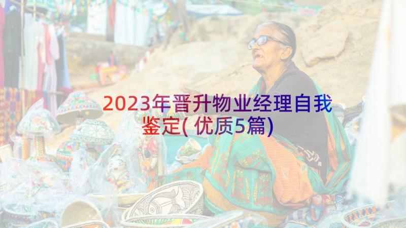 2023年晋升物业经理自我鉴定(优质5篇)