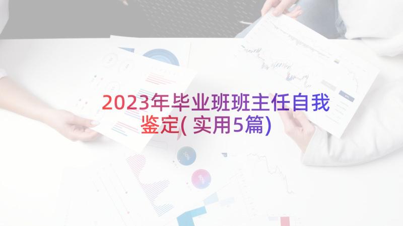 2023年毕业班班主任自我鉴定(实用5篇)