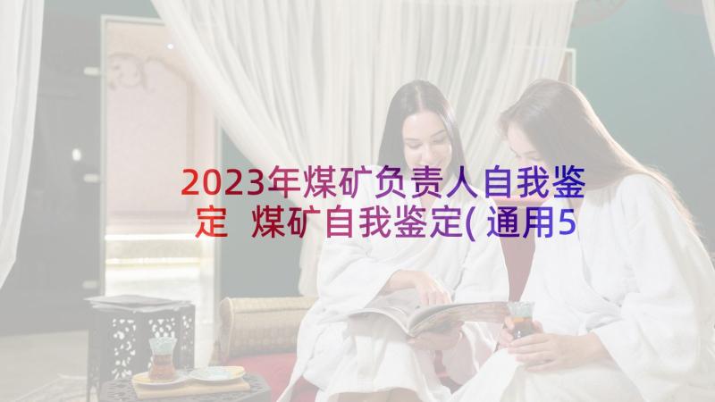 2023年煤矿负责人自我鉴定 煤矿自我鉴定(通用5篇)