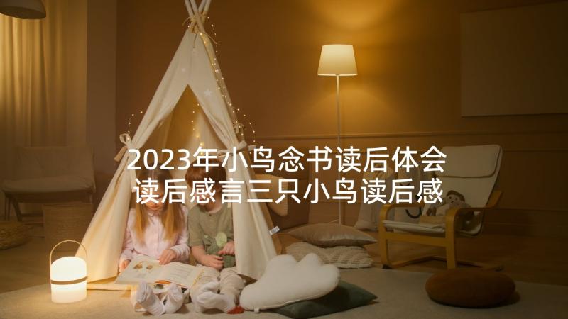 2023年小鸟念书读后体会 读后感言三只小鸟读后感(通用9篇)