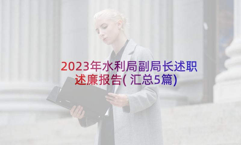 2023年水利局副局长述职述廉报告(汇总5篇)