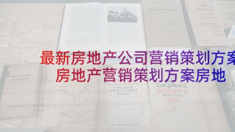 最新房地产公司营销策划方案 房地产营销策划方案房地产营销策划范例(实用8篇)