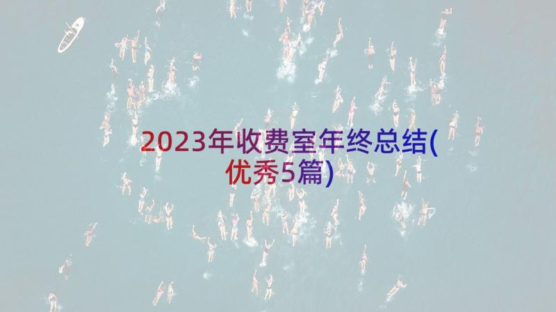 2023年收费室年终总结(优秀5篇)