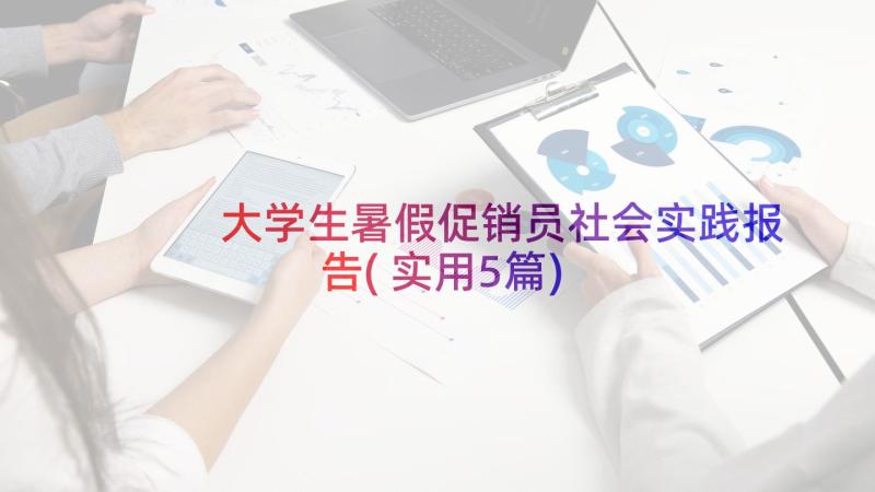 大学生暑假促销员社会实践报告(实用5篇)