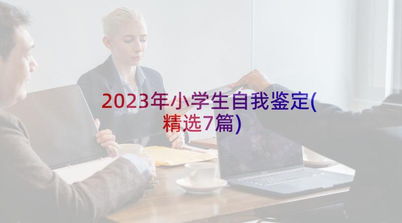 2023年小学生自我鉴定(精选7篇)