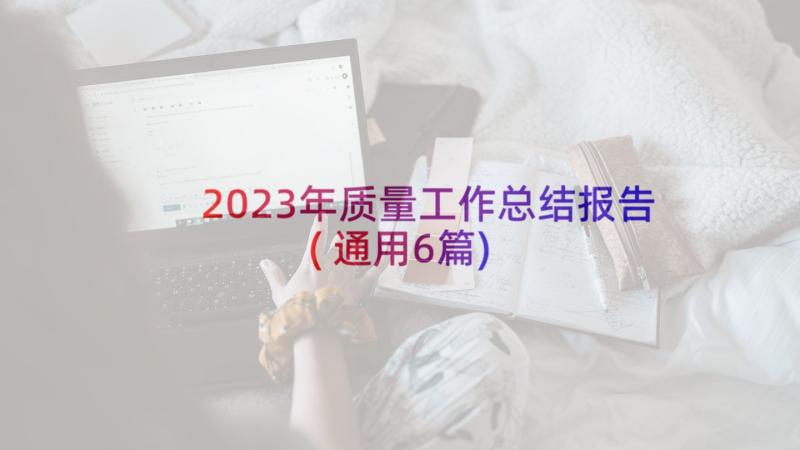 2023年质量工作总结报告(通用6篇)